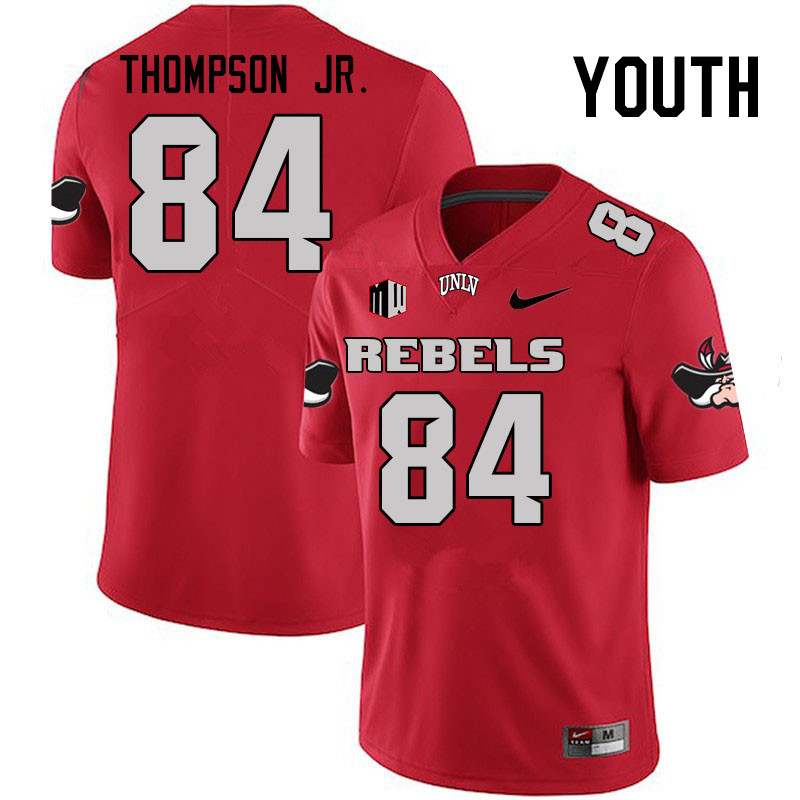 Youth #84 Corey Thompson Jr. UNLV Rebels College Football Jerseys Stitched Sale-Scarlet - Click Image to Close